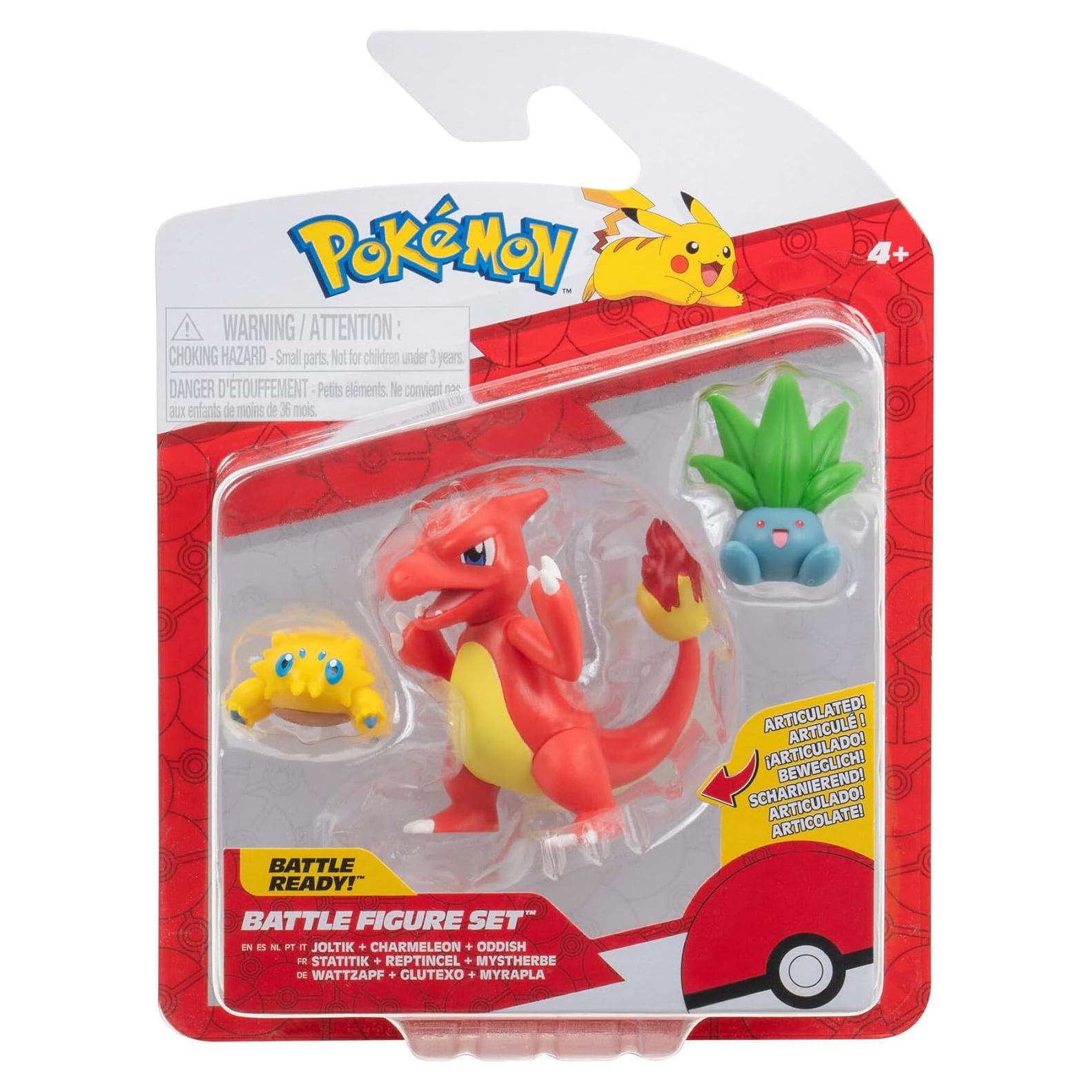 Conjunto de Figuras Pokémon Jazwares PKW3894 - Myrapla y Glutexo
