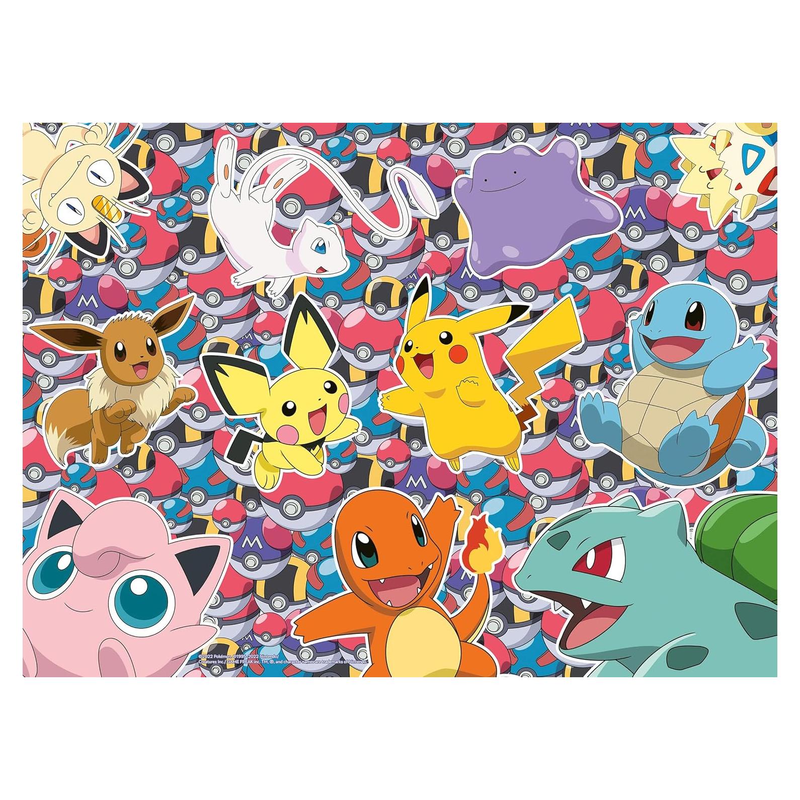 Rompecabezas XXL 100 Piezas Pokemon Ravensburger 49x36 cm