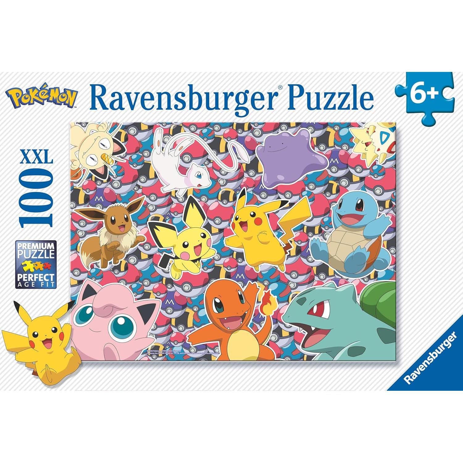 Rompecabezas XXL 100 Piezas Pokemon Ravensburger 49x36 cm