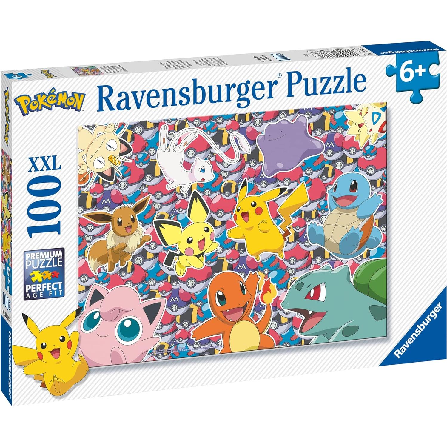 Rompecabezas XXL 100 Piezas Pokemon Ravensburger 49x36 cm