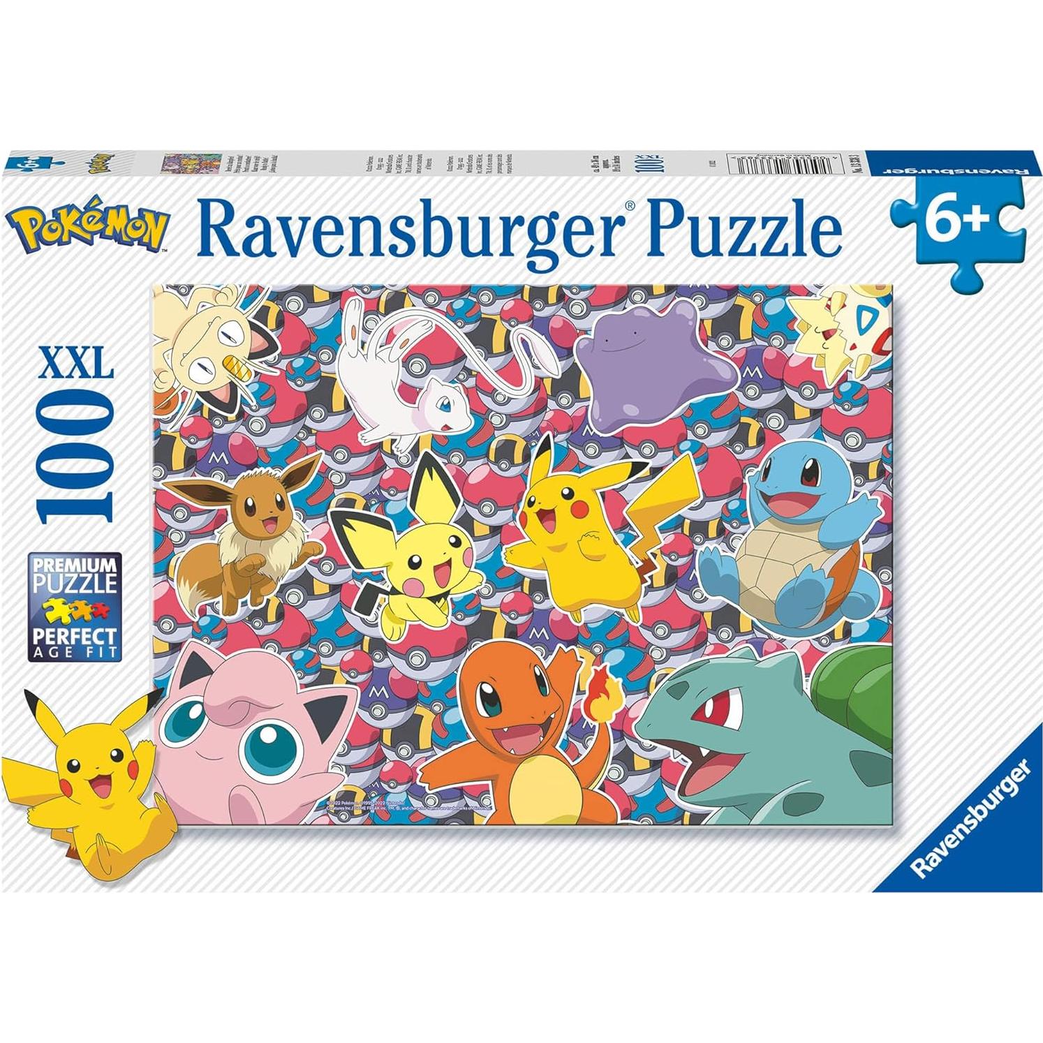Rompecabezas XXL 100 Piezas Pokemon Ravensburger 49x36 cm