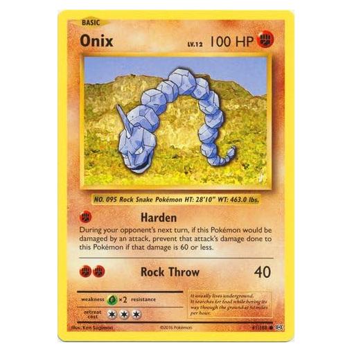 Pokemon - Onix (61/108) - XY Evolutions