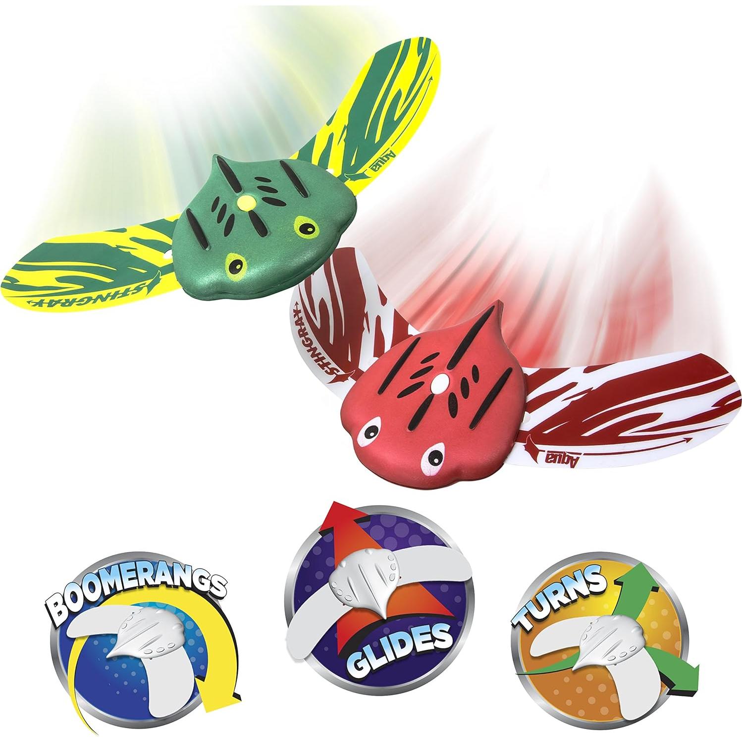 Juguetes de piscina Aqua LEISURE Mini Manta Raya - Paquete de 2