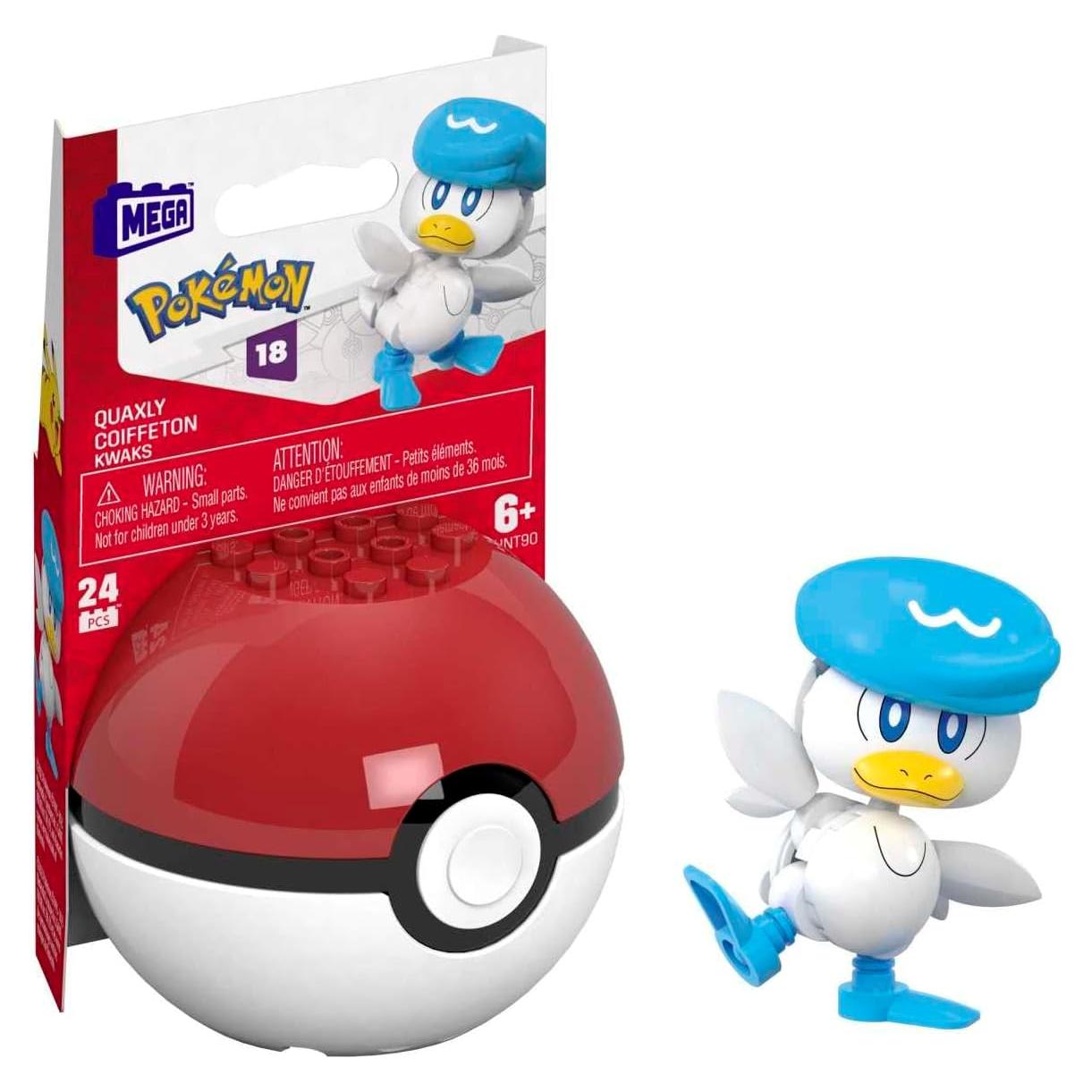 Juguete de Construcción Pokébola Quaxly Mattel 0.18 kg