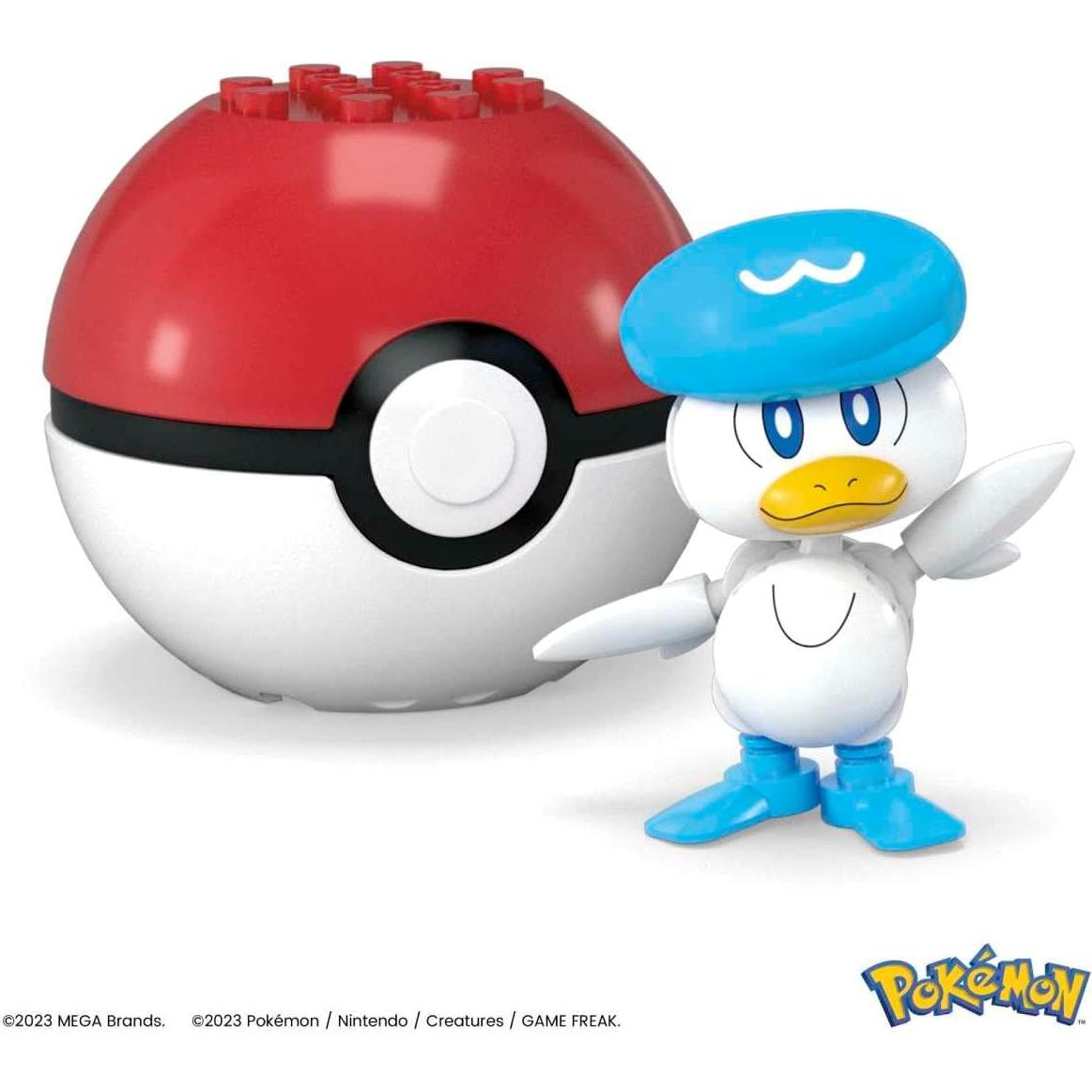 Juguete de Construcción Pokébola Quaxly Mattel 0.18 kg