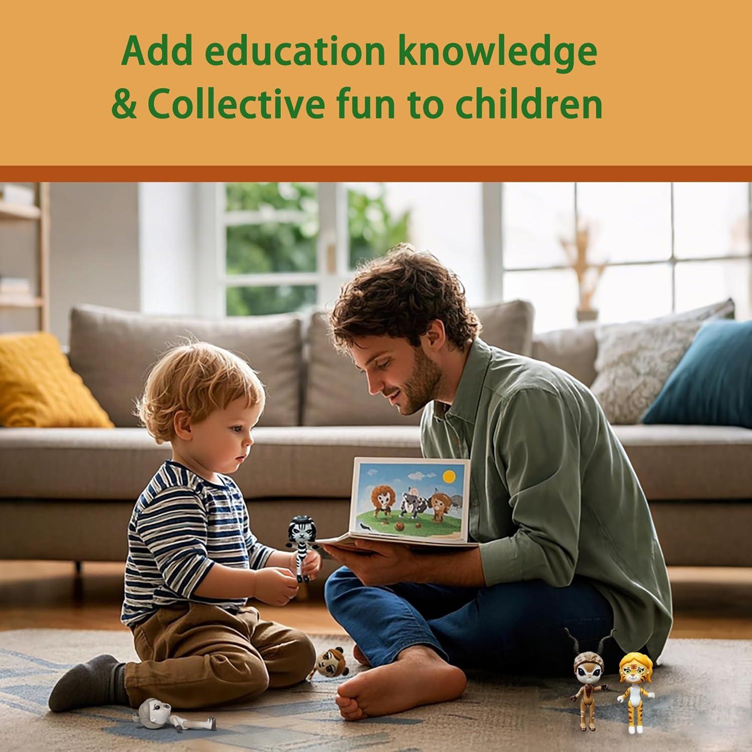 Figura de Acción Cerdito Bosque Plenty More 8cm Juguete Educativo