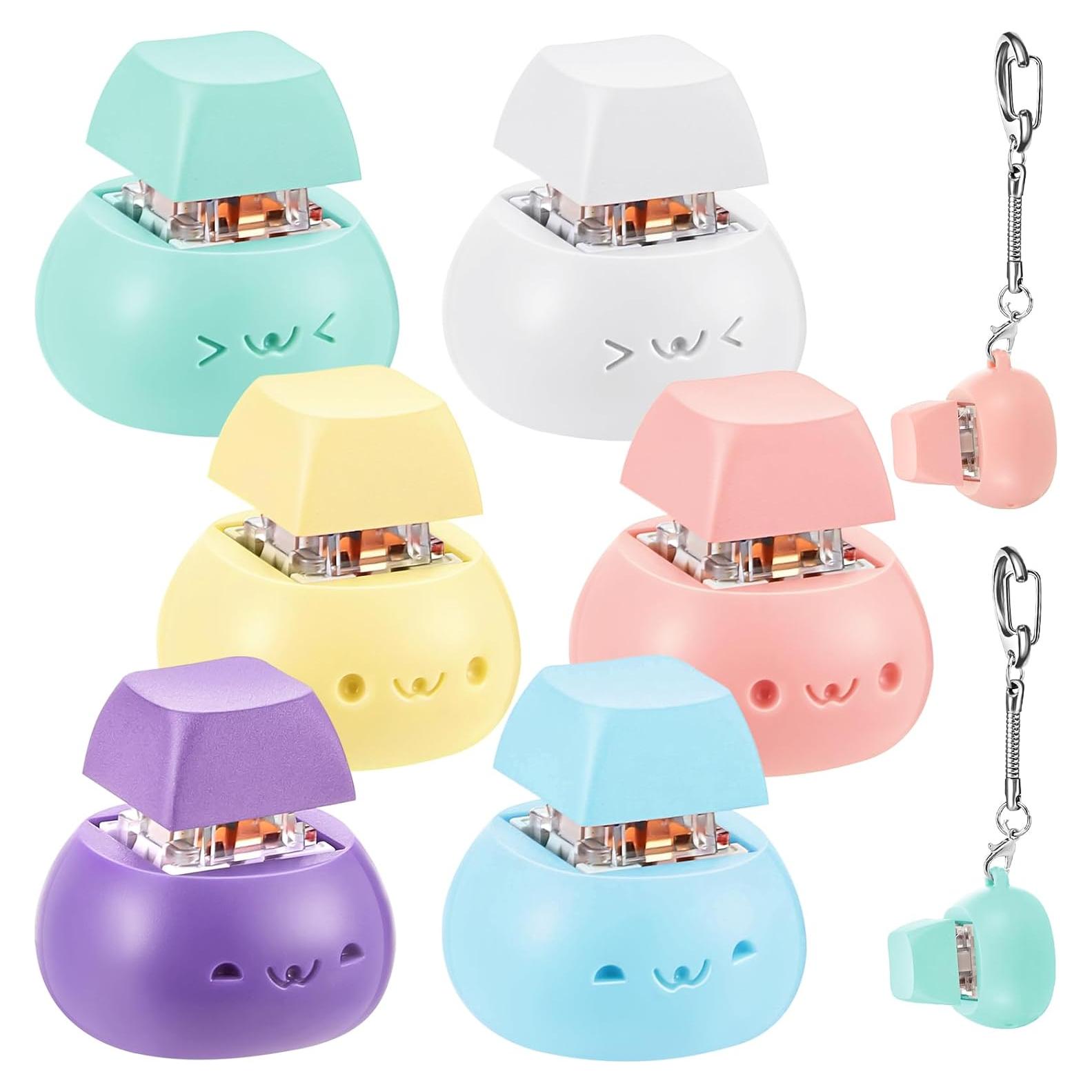 Juguetes de Descompresión Taiyin 6 Pcs Clicker Teclado Alivio Estrés