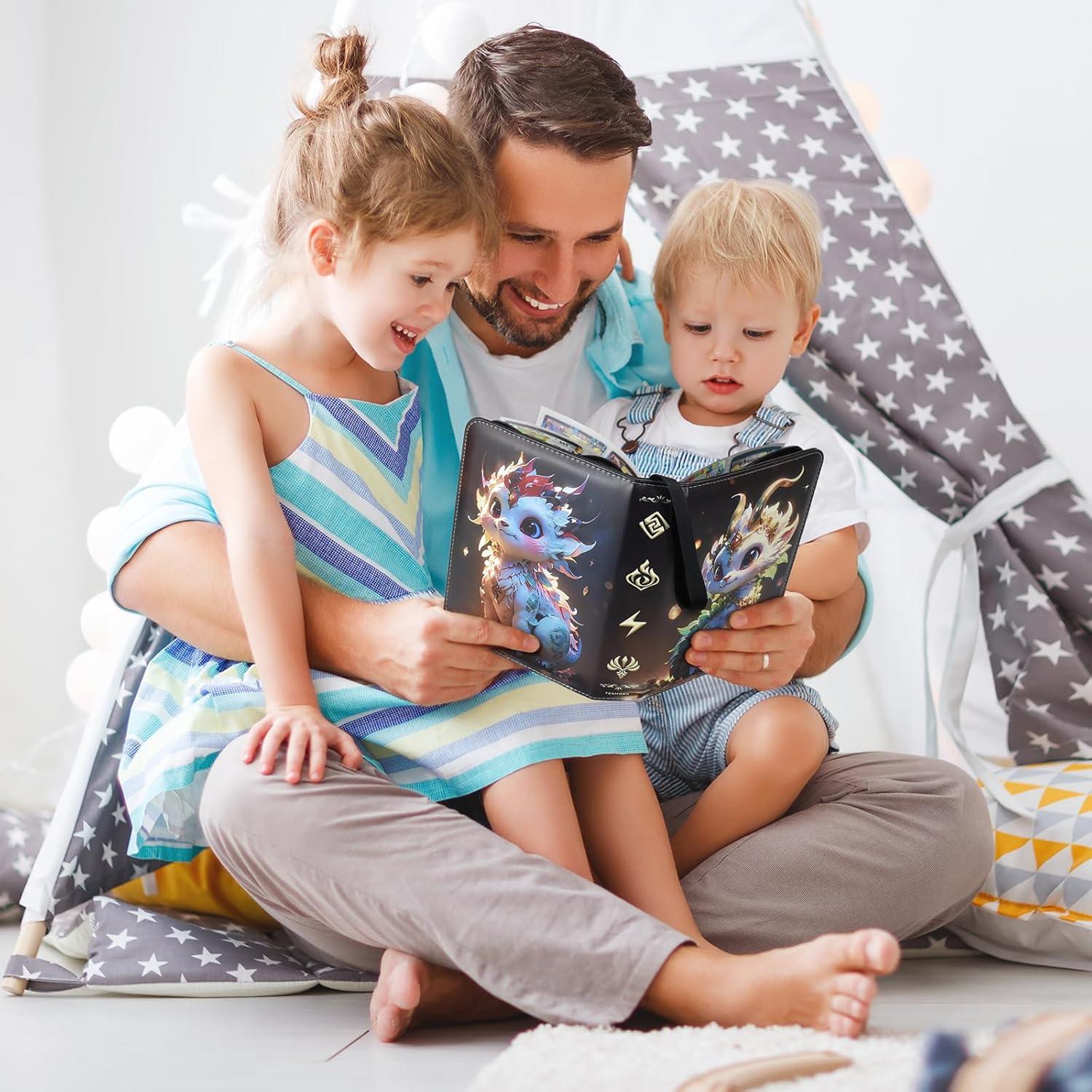 Carpeta para Tarjetas Tenmorn 400 Bolsillos Negra con Fundas