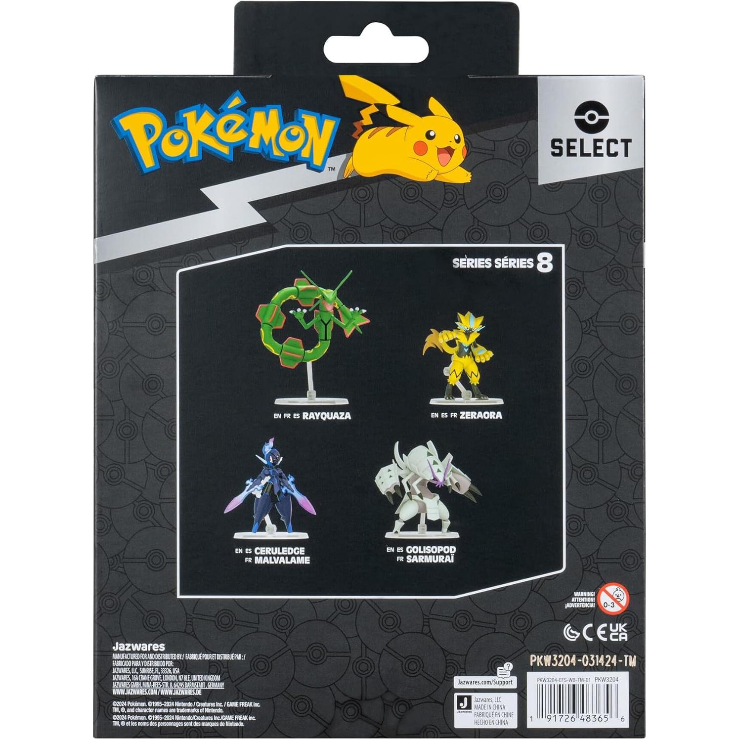 Figura Pokémon Tectass 15 cm Articulada Jazwares Oficial