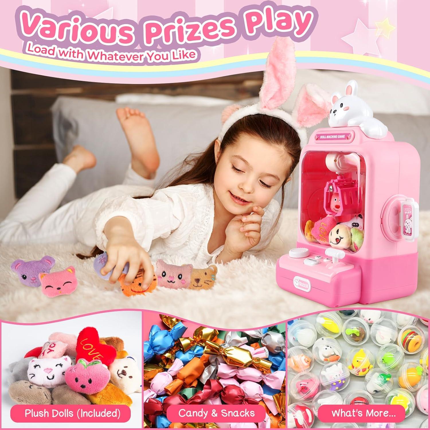 Mini Máquina de Garras Rmischolar con Luces LED y Sonido