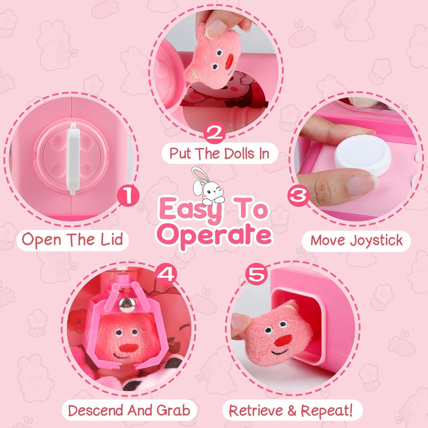 Mini Máquina de Garras Rmischolar con Luces LED y Sonido