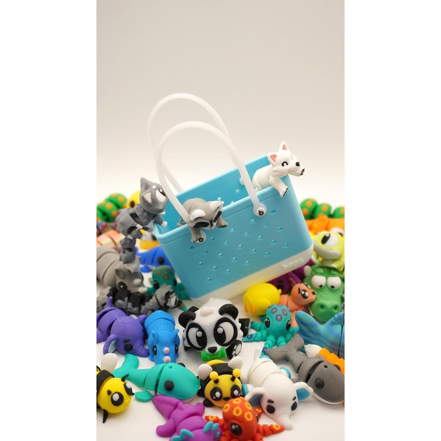 Bolsa Misteriosa con 10 Animales Mini Articulados - SW DESIGN