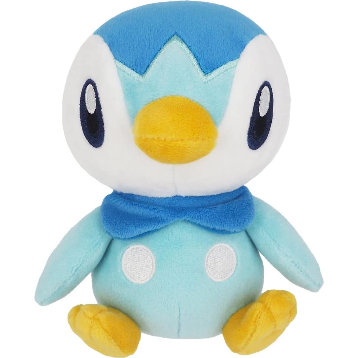 Peluche Piplup Sanei Pokémon 15 cm Azul - Colección All Star