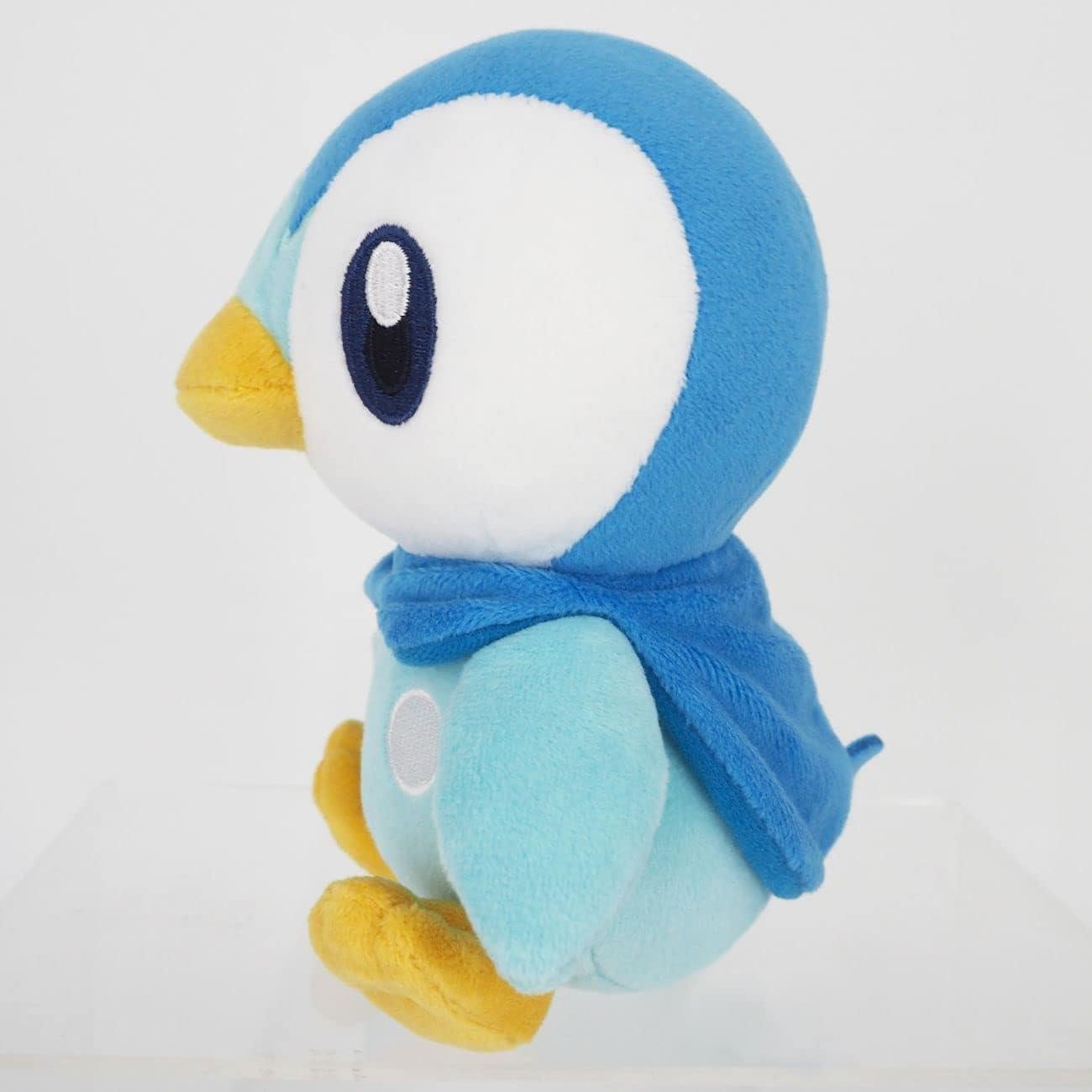 Peluche Piplup Sanei Pokémon 15 cm Azul - Colección All Star
