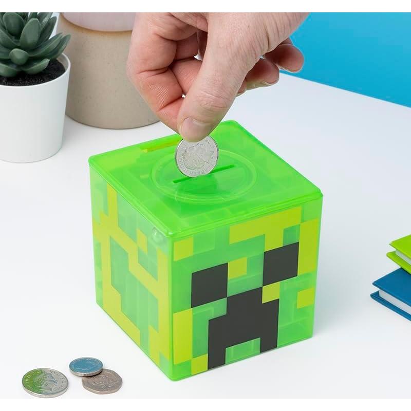 Alcancía Laberinto Creeper Minecraft Paladone 9 cm