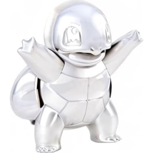 Figura Squirtle Plateado 25 Aniversario Jazwares 11.43 cm