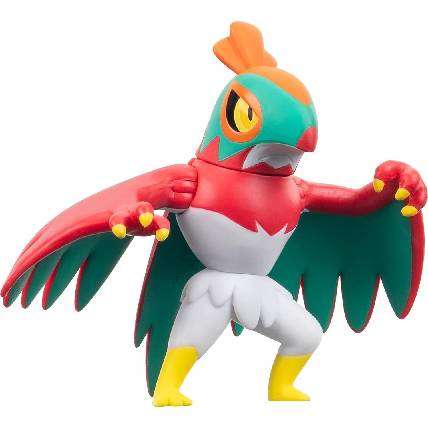 Paquete de 3 Figuras de Batalla Pokémon Jazwares - Pikachu 5 cm, Perrserker 7.6 cm, Hawlucha 7.6 cm