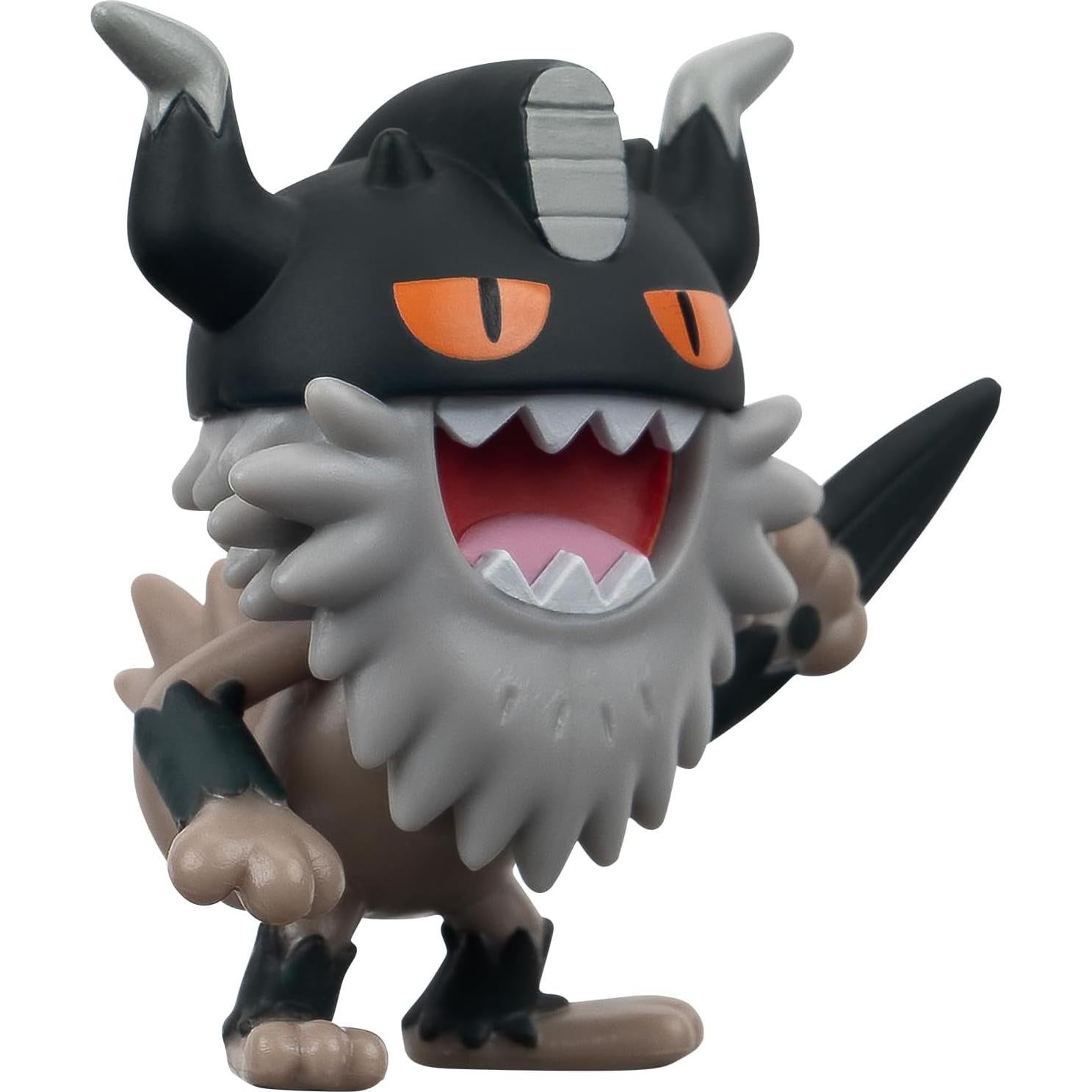 Paquete de 3 Figuras de Batalla Pokémon Jazwares - Pikachu 5 cm, Perrserker 7.6 cm, Hawlucha 7.6 cm