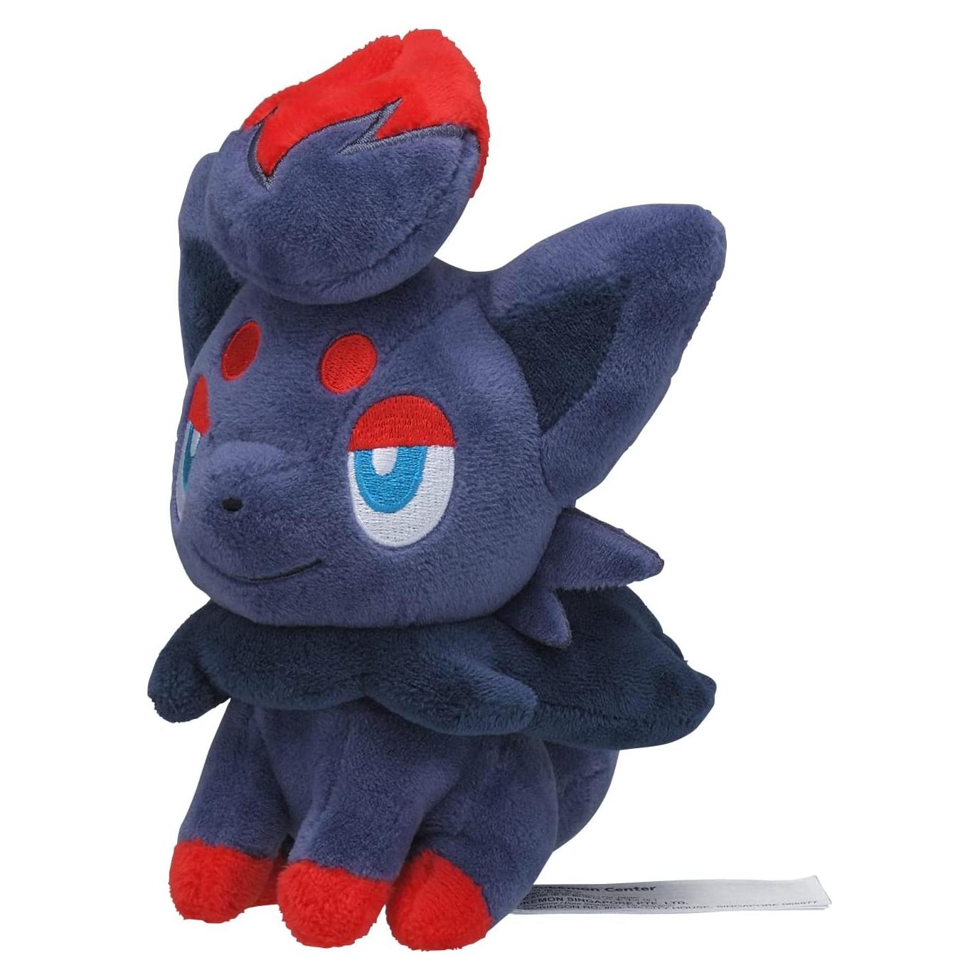 Peluche Zorua Cuties Sentados Pokemon Center 10.5 cm