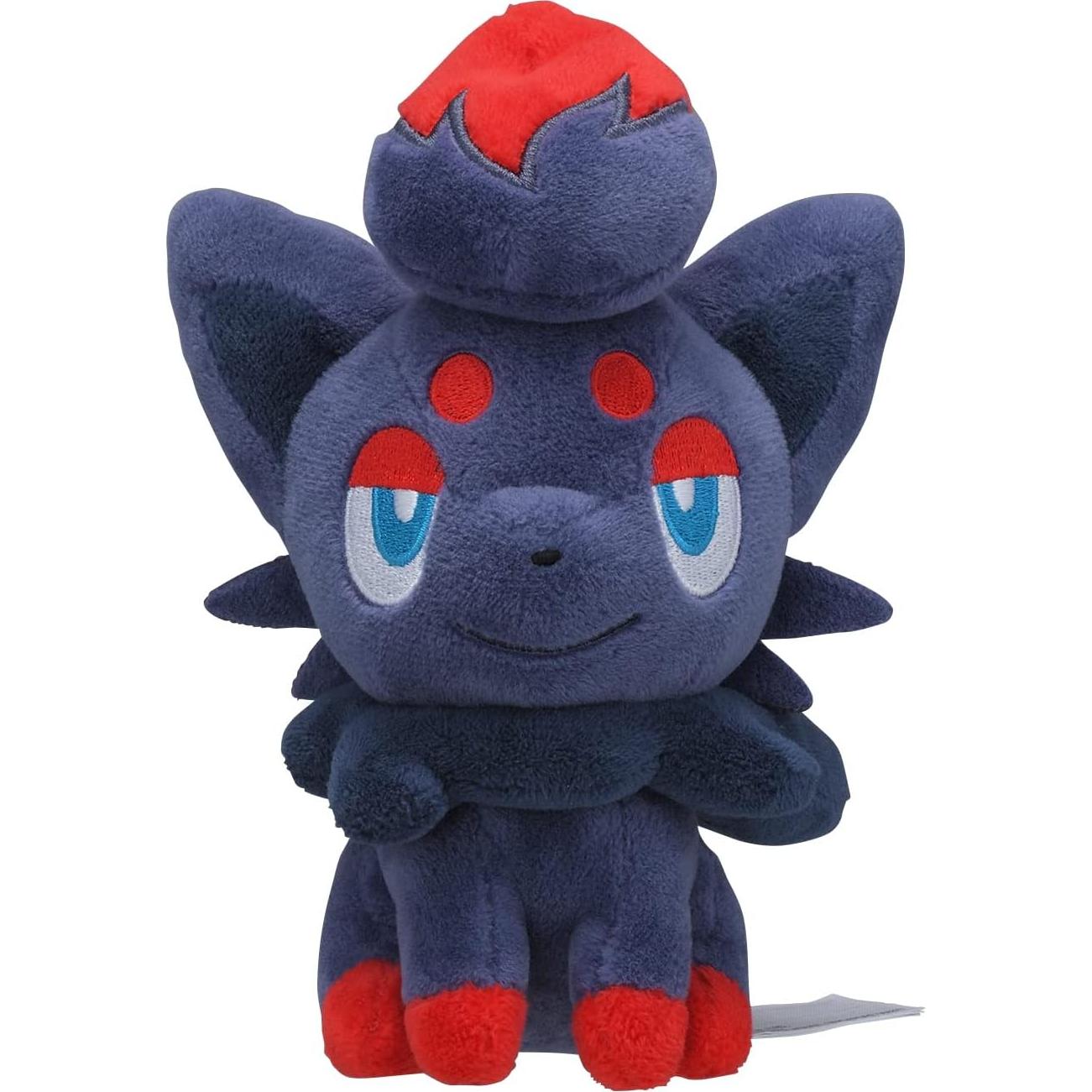 Peluche Zorua Cuties Sentados Pokemon Center 10.5 cm