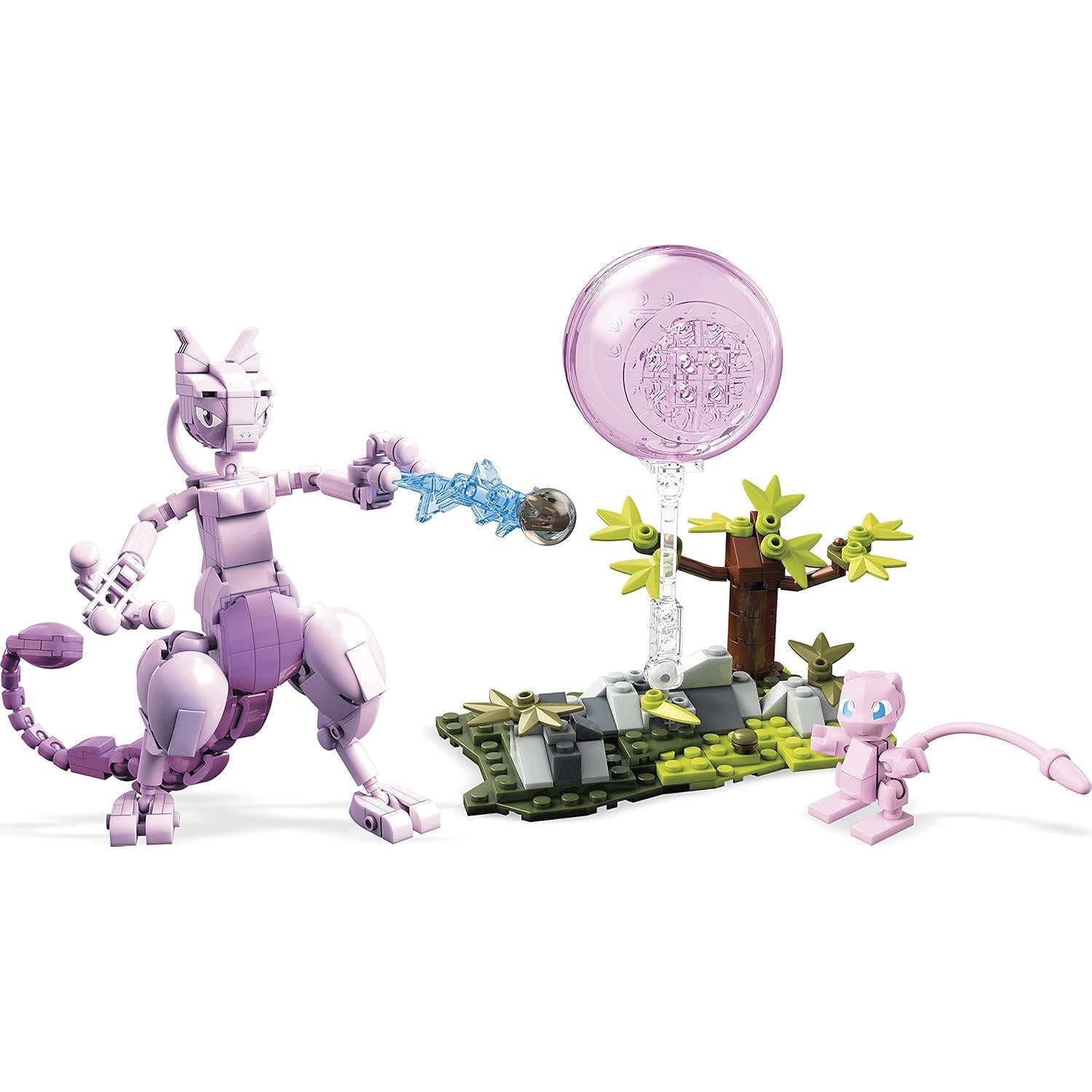 Mega Construx Pokémon Mew vs Mewtwo Set de Construcción 341 Piezas