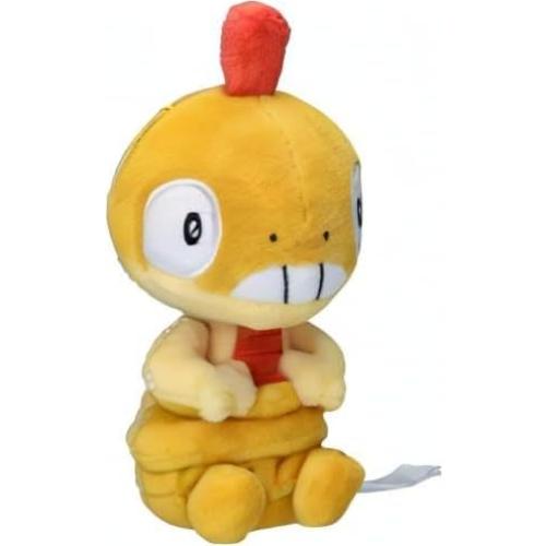 Peluche Scraggy Pokémon Center Cuties Sentados 15.5 cm