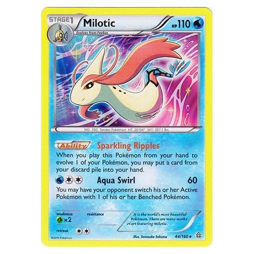 Carta Pokémon Milotic Holo XY Primal Clash 2015