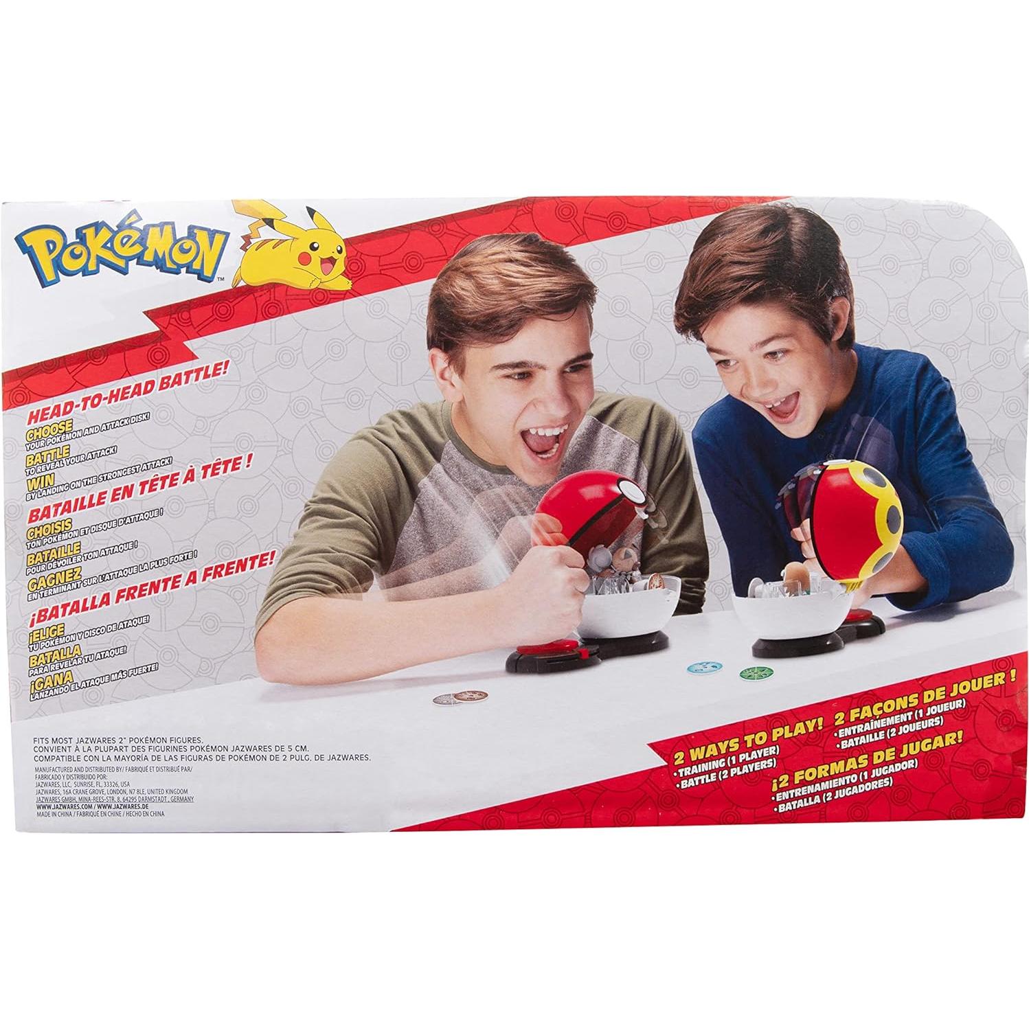 Juego de Ataque Sorpresa Pokémon Jazwares Rowlet vs Rockruff