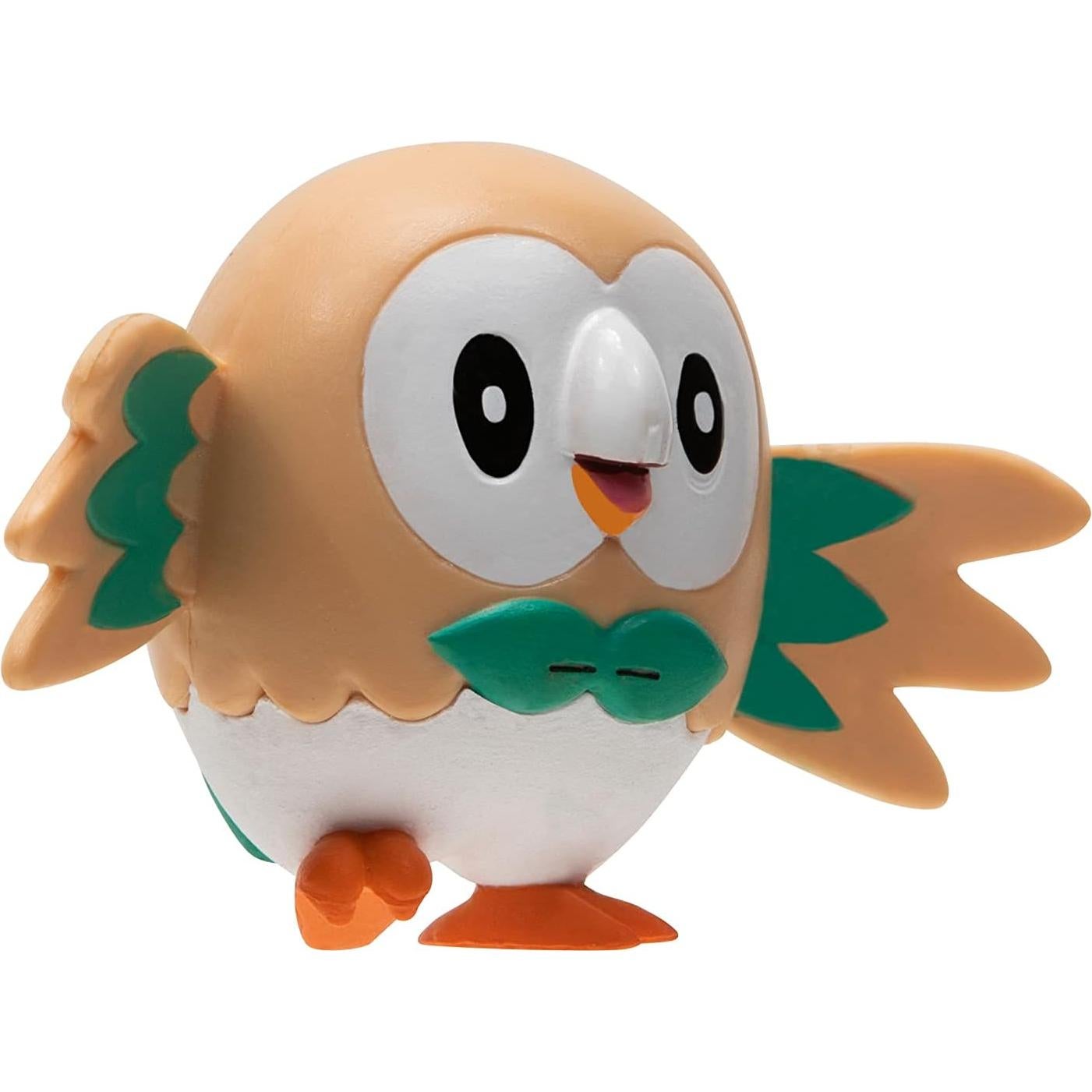 Juego de Ataque Sorpresa Pokémon Jazwares Rowlet vs Rockruff