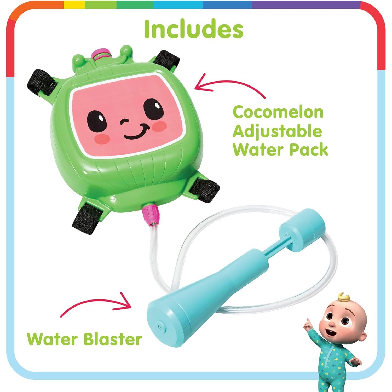 Mochila de Agua Cocomelon 975ml para Niños 3+ Años