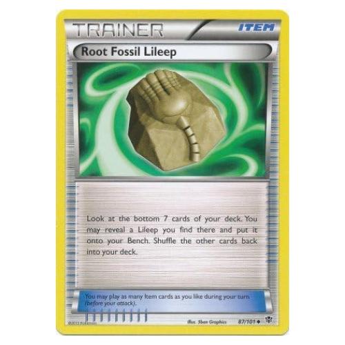Pokemon - Root Fossil Lileep (87) - Plasma Blast