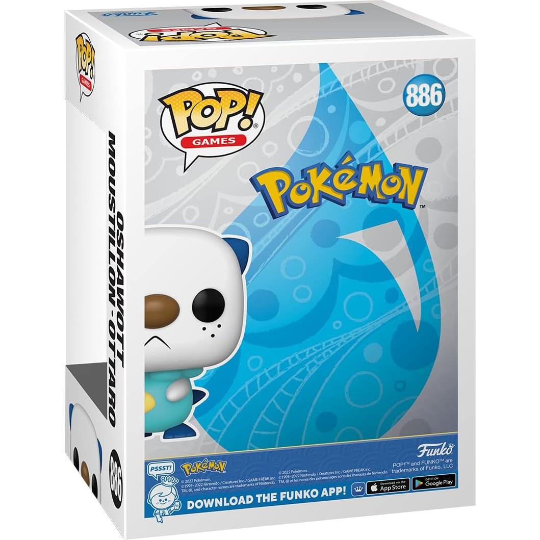 Funko POP! Pokemon Oshawott Figura de Vinilo 9.5 cm