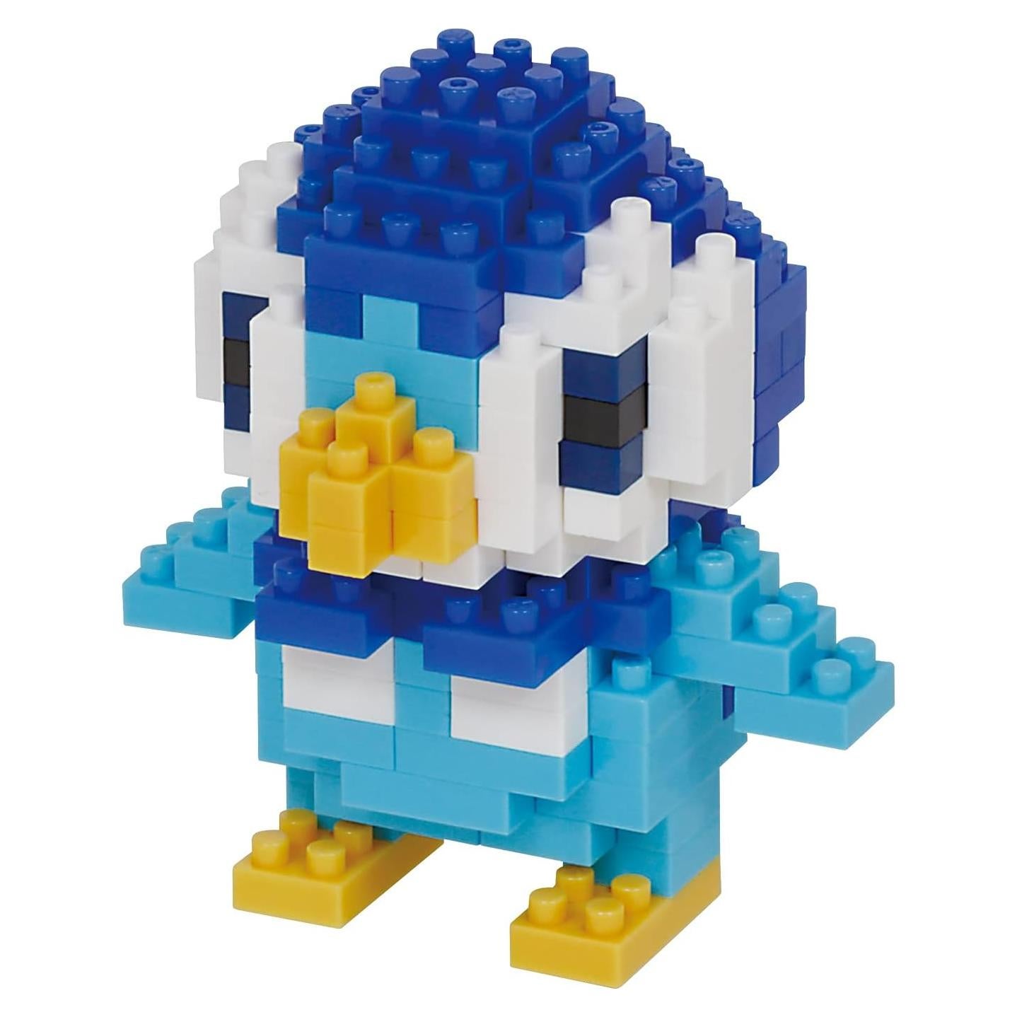 Nanoblock Piplup Pokémon - Kit de Construcción 170 Piezas