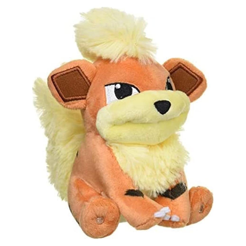 Peluche Growlithe Fukano Pokemon Center 13.5 cm