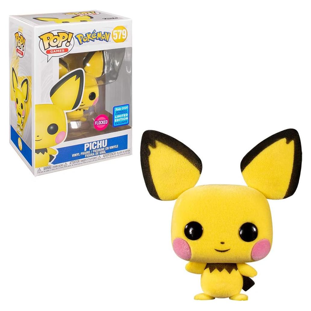 Figura de Acción Pop Funko Pichu Flocked 9.5 cm Pokémon