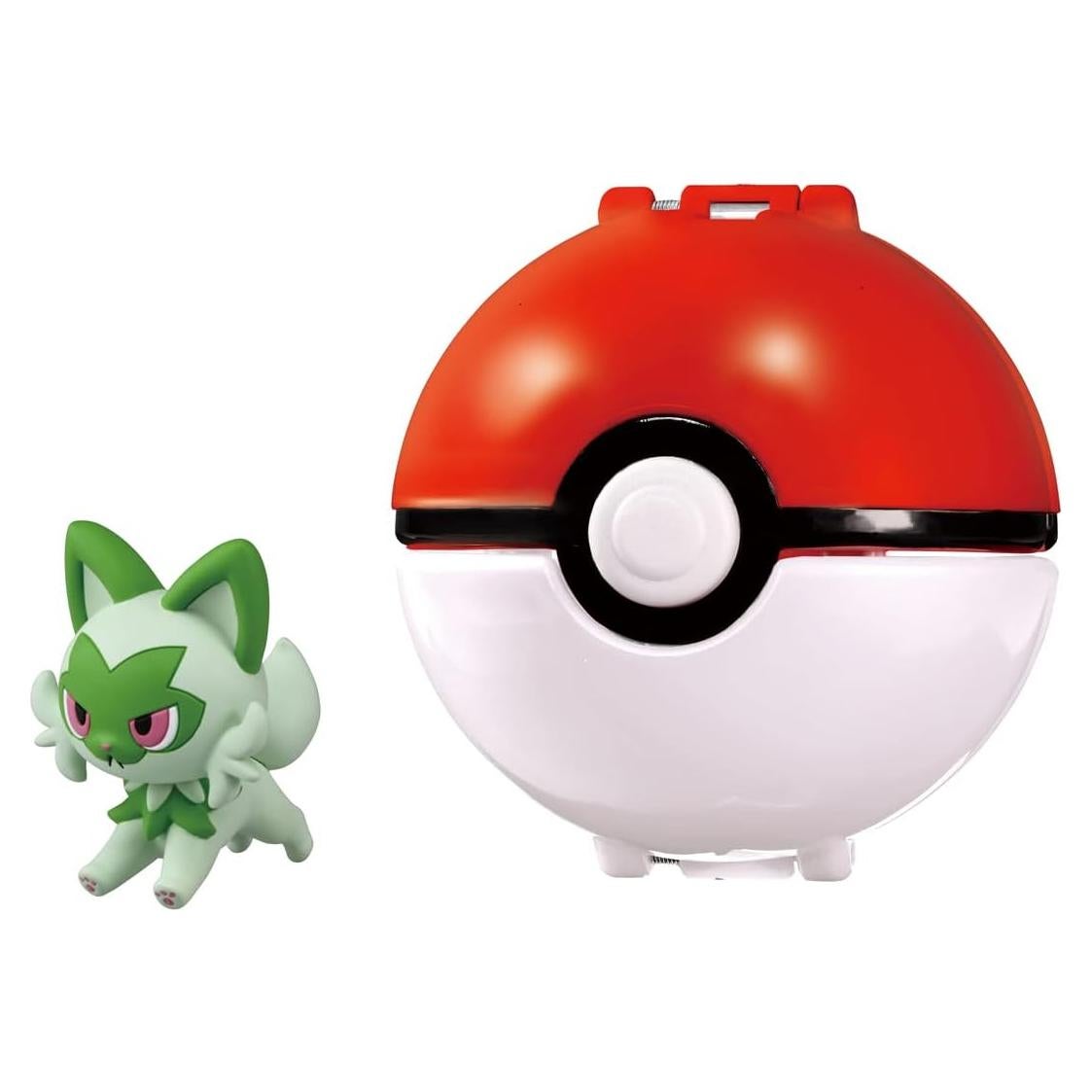 Pokebola con Moncolle Meow - TAKARA TOMY - Juguete Pokemon