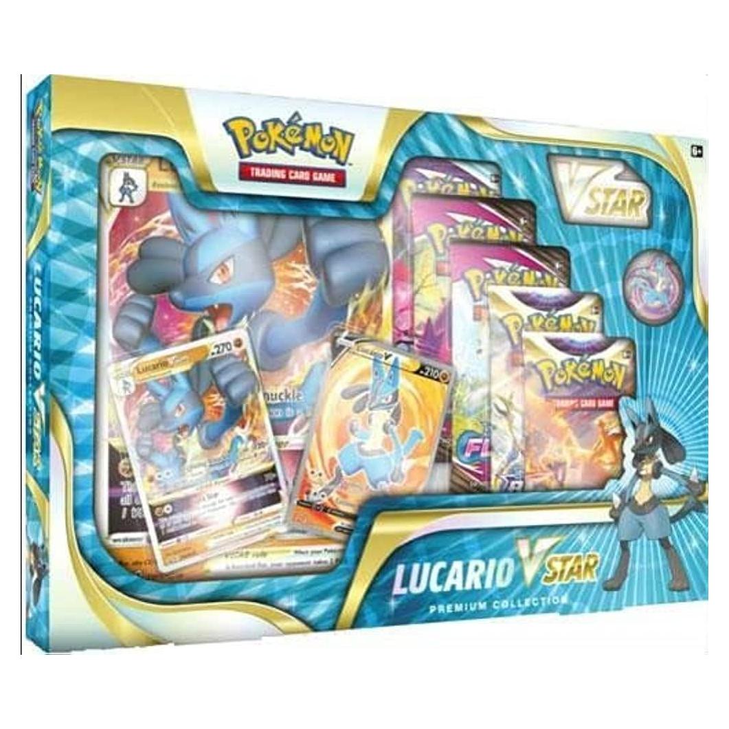Caja de Colección Premium Pokémon Lucario VSTAR - 6 Paquetes