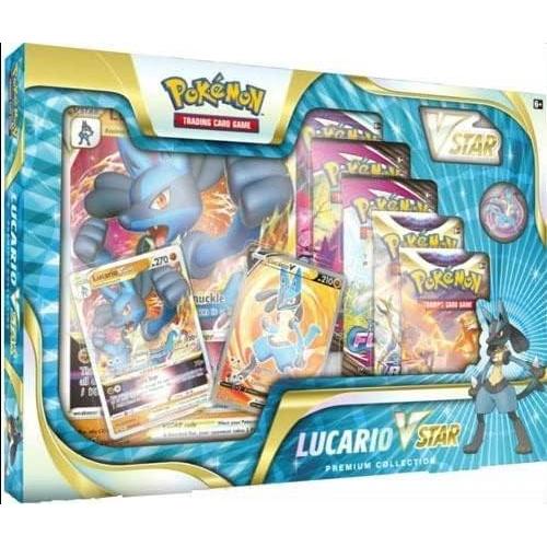 Caja de Colección Premium Pokémon Lucario VSTAR - 6 Paquetes
