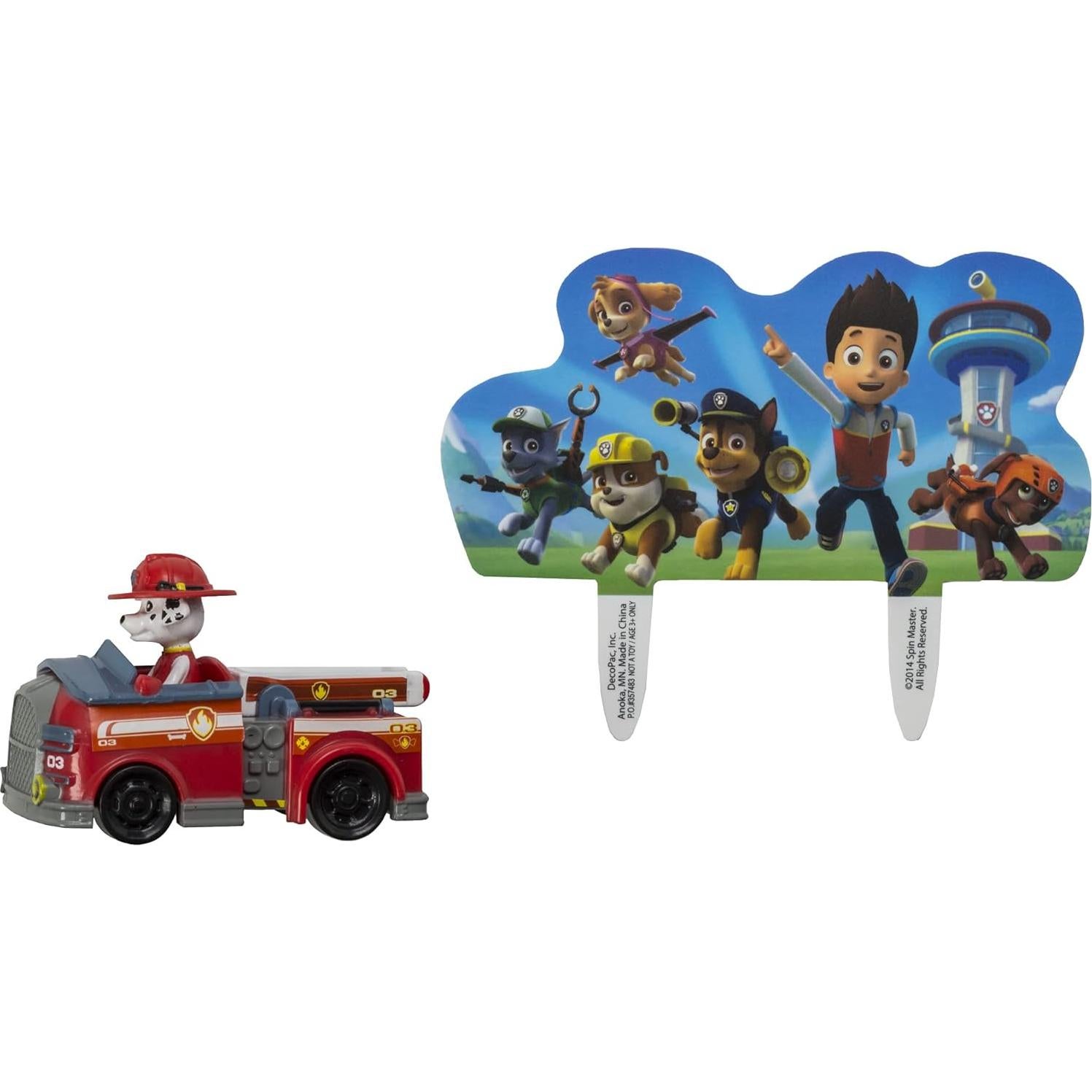 Cake Topper Patrulla Canina DecoPac Marshall 7,62 cm