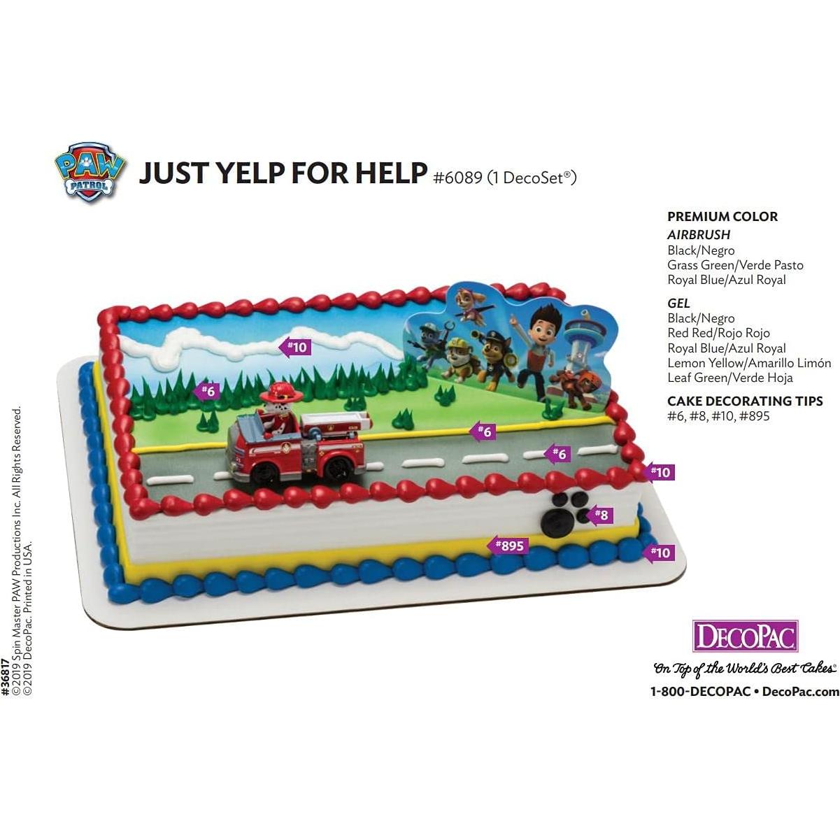 Cake Topper Patrulla Canina DecoPac Marshall 7,62 cm