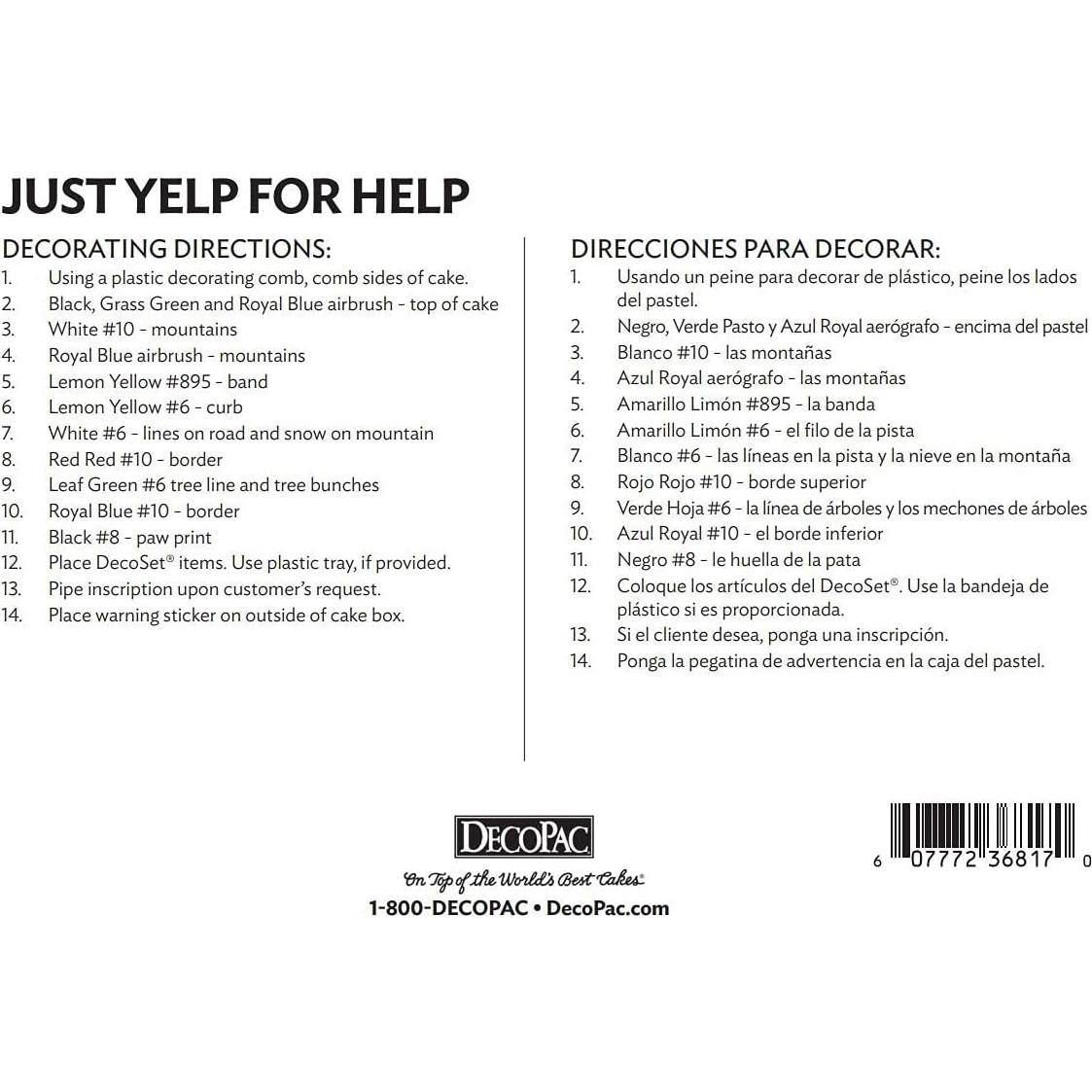 Cake Topper Patrulla Canina DecoPac Marshall 7,62 cm