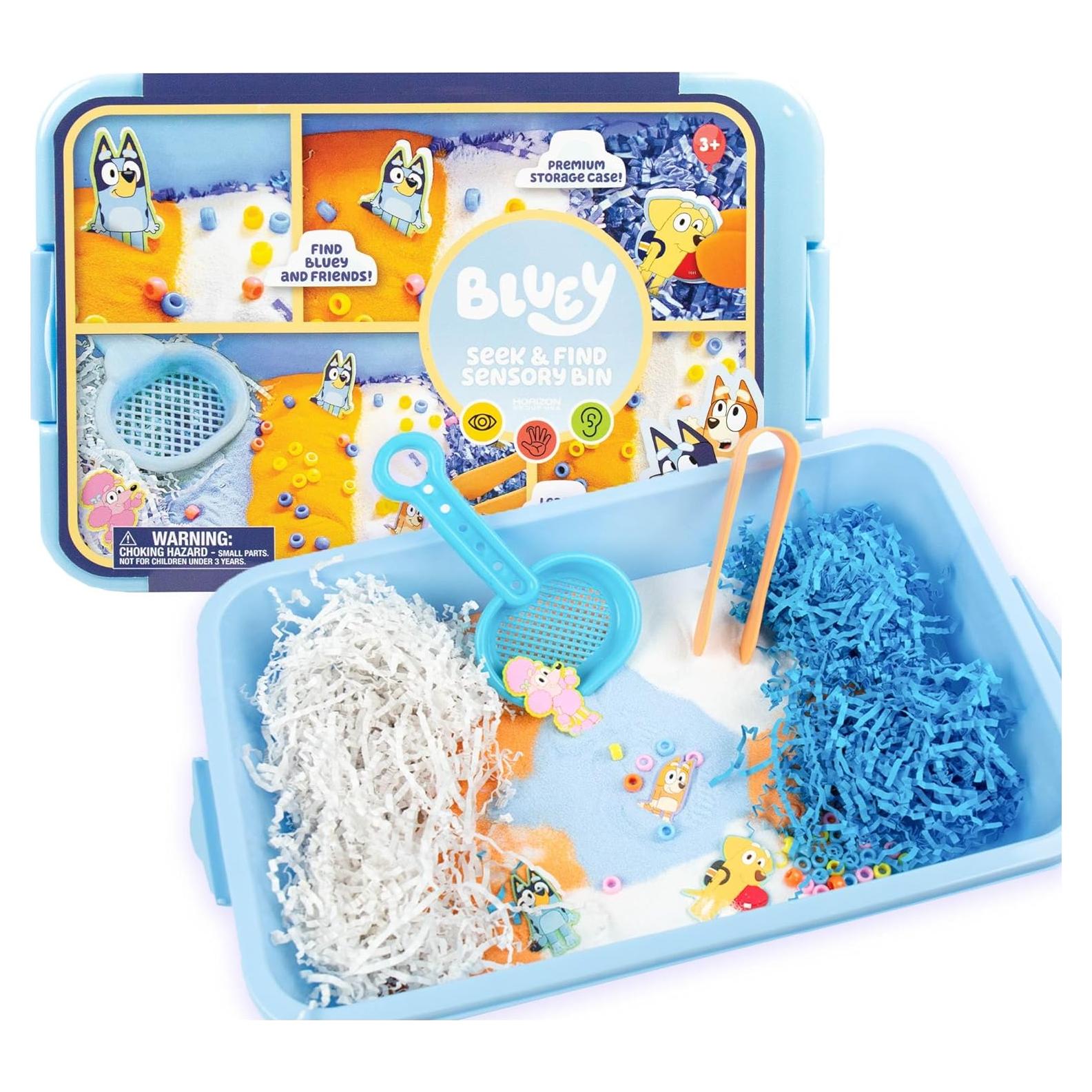 Caja Sensorial Bluey Busca y Encuentra 12 Piezas