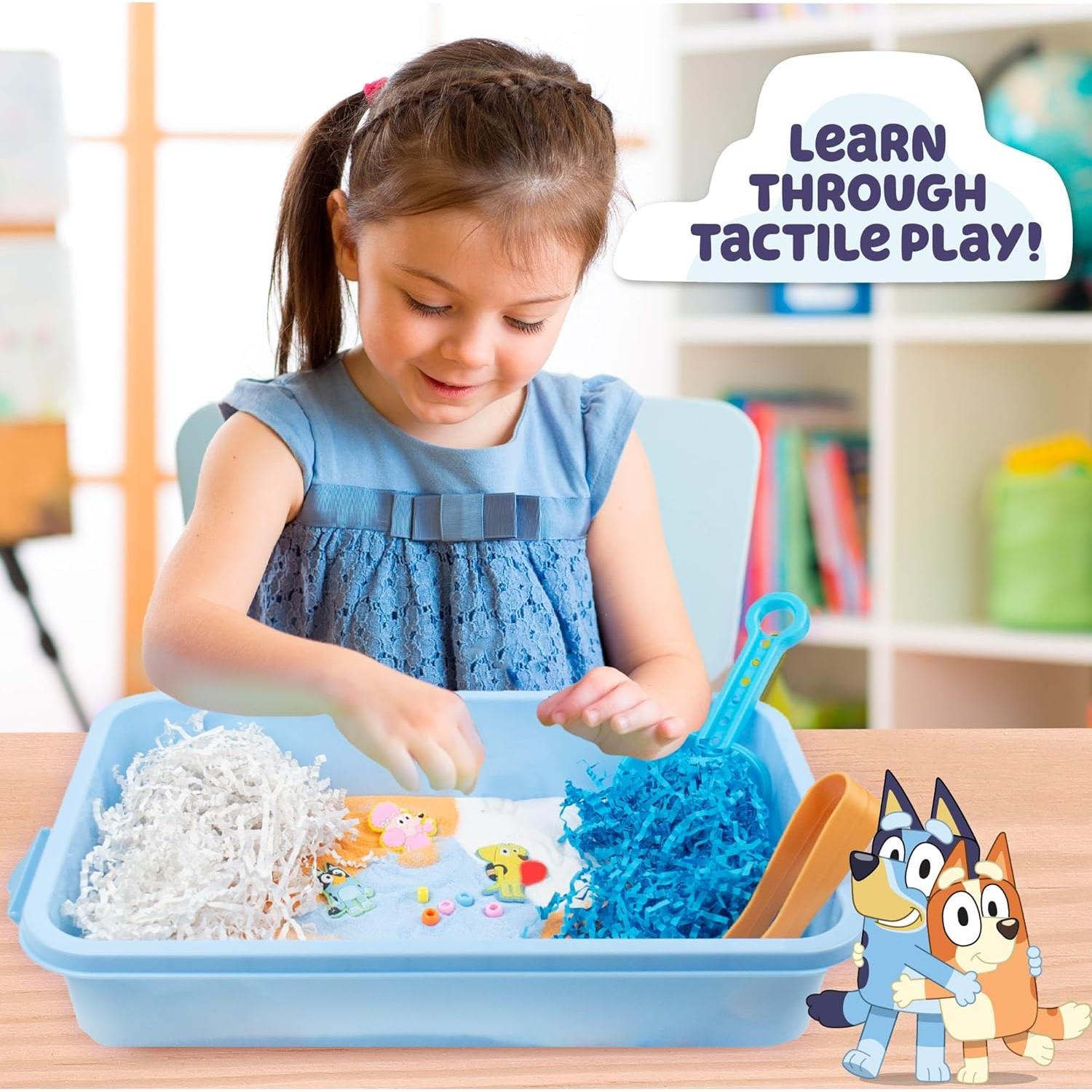 Caja Sensorial Bluey Busca y Encuentra 12 Piezas