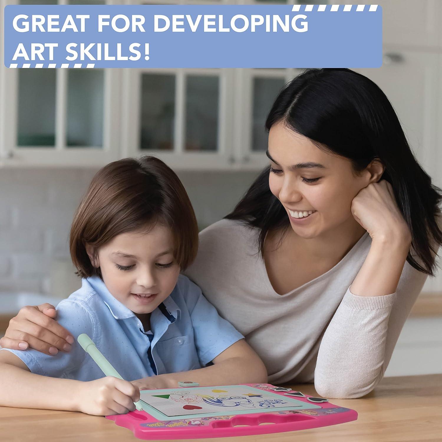 Pizarra Magnética JoJo Siwa con Estilógrafo y Sellos