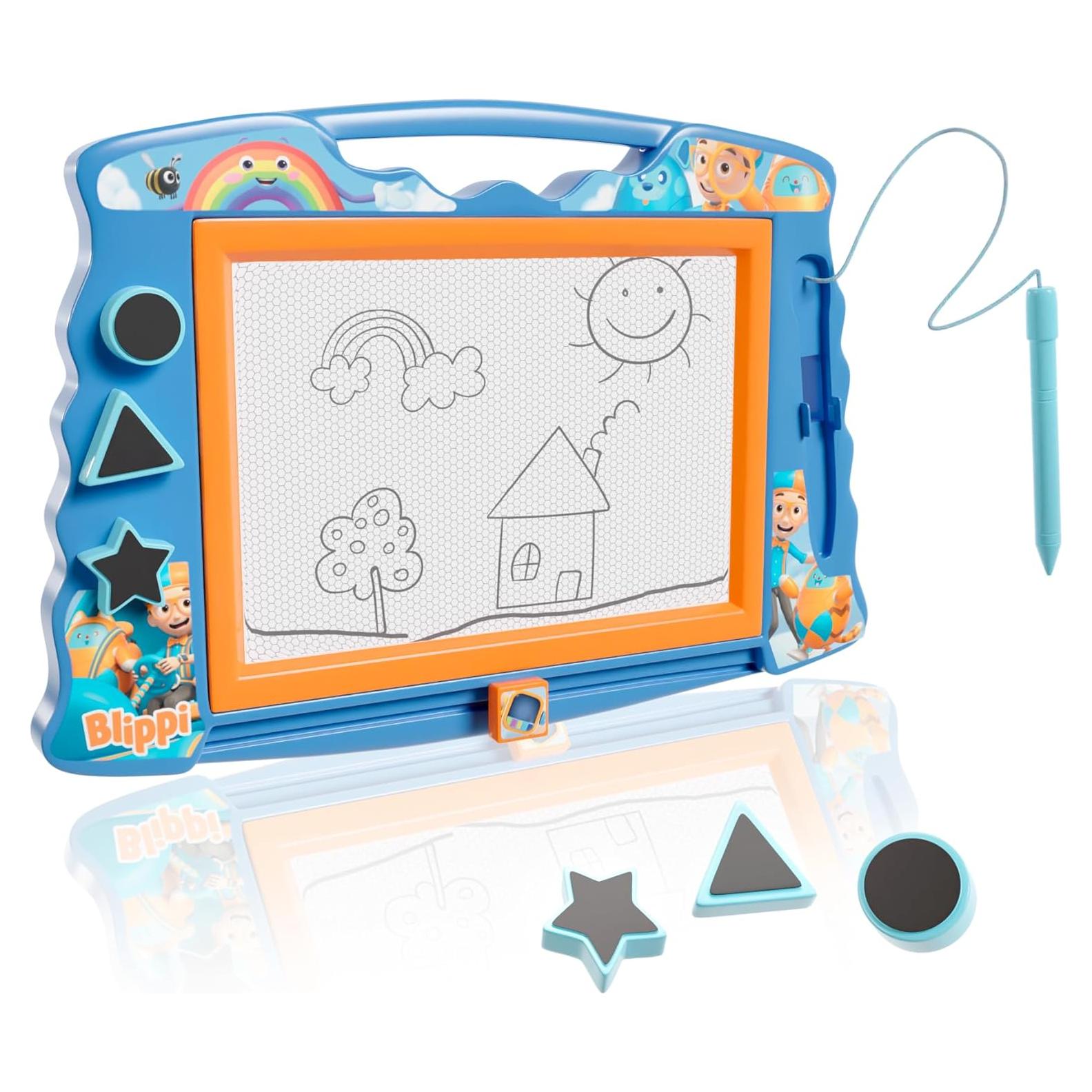 Dibujo Magnético Blippi con Lápiz y Sellos - Creativo