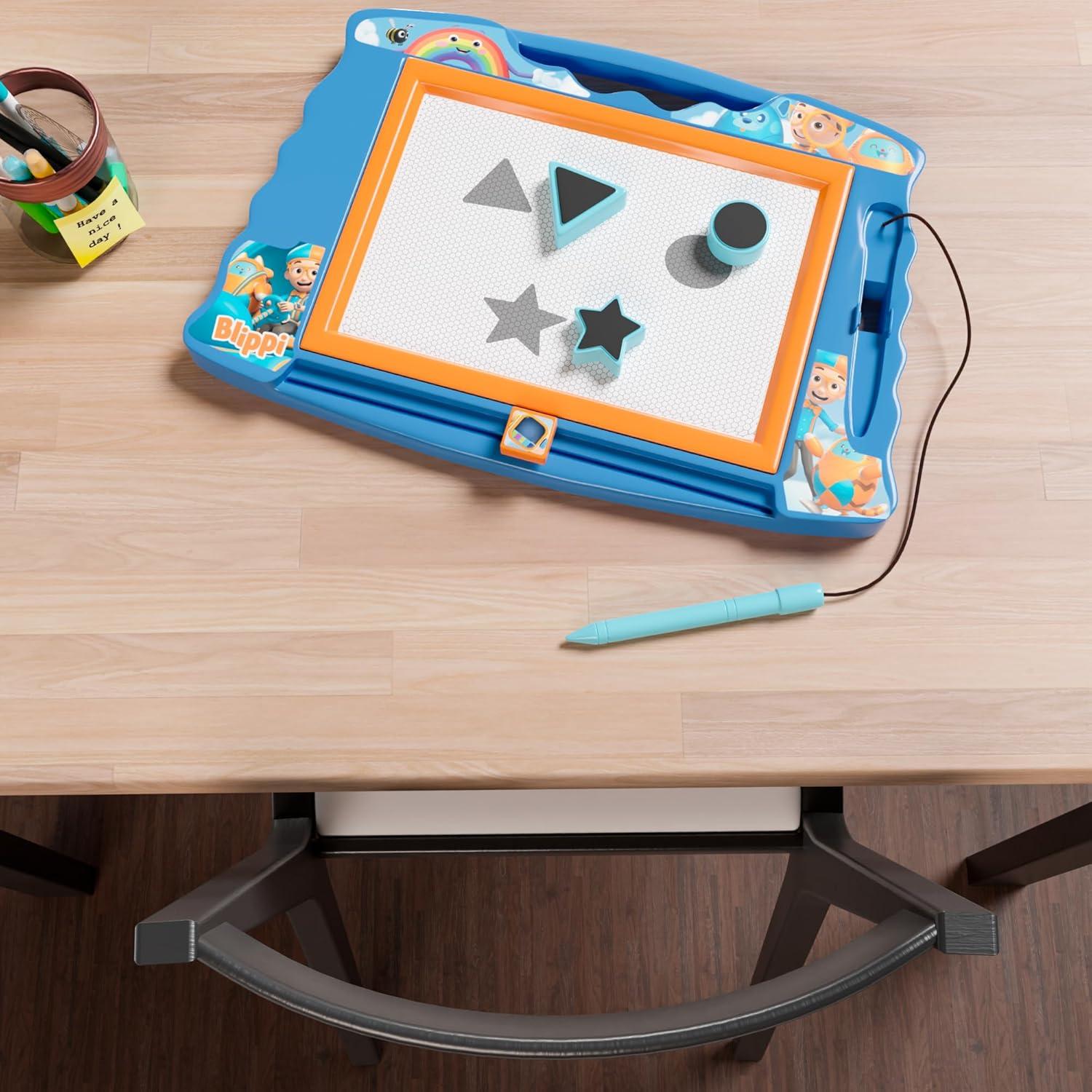 Dibujo Magnético Blippi con Lápiz y Sellos - Creativo