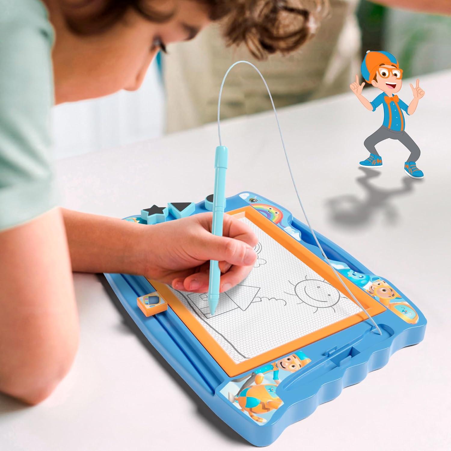 Dibujo Magnético Blippi con Lápiz y Sellos - Creativo