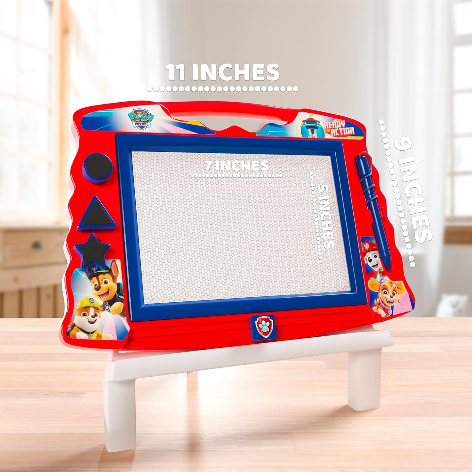 Pizarra Magnética Paw Patrol Azul con Estilógrafo y Sellos