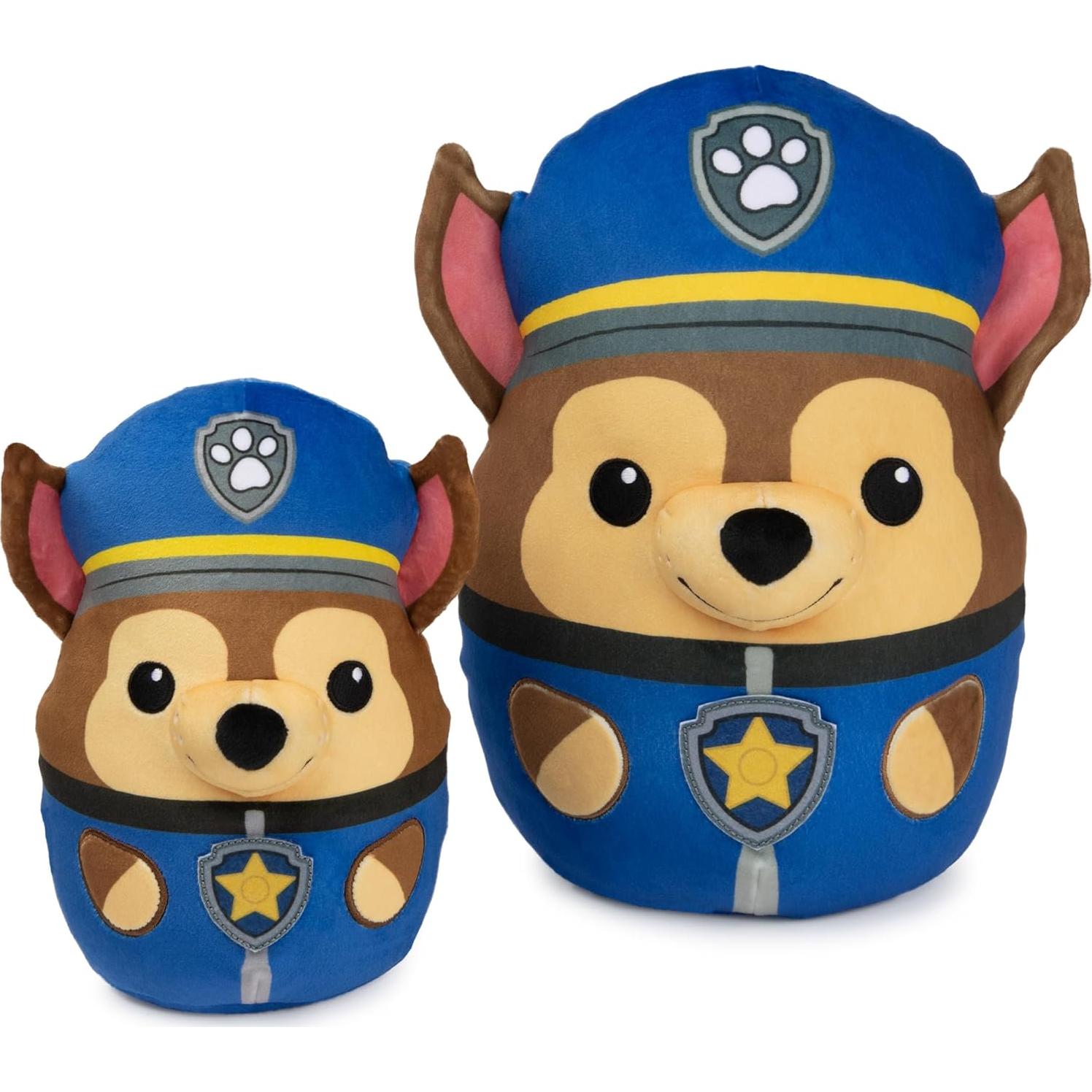 Peluches PAW Patrol Chase 20 cm Suave y Aplastable