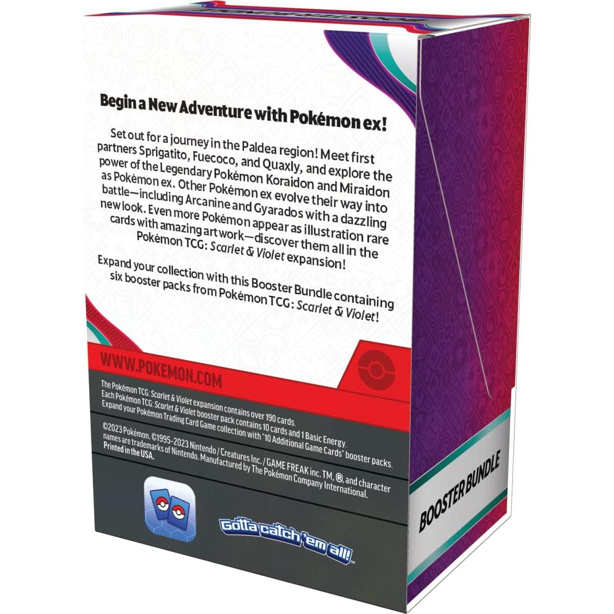 Paquete de Refuerzo Pokémon TCG Escarlata y Púrpura 2023